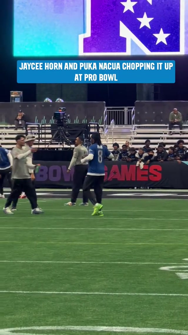 Jaycee 🤝 Puka #carolina #panthers #probowl #puka #jayceehorn 