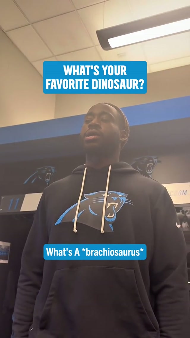 We don't talk about dinosaurs enough anymore #carolina #panthers #dinosaurs 