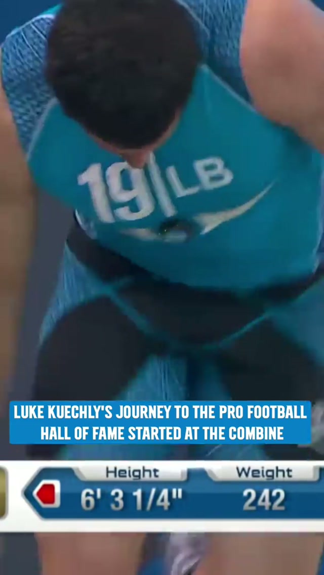 The road runs through the Combine #carolina #panthers #lukekuechly 