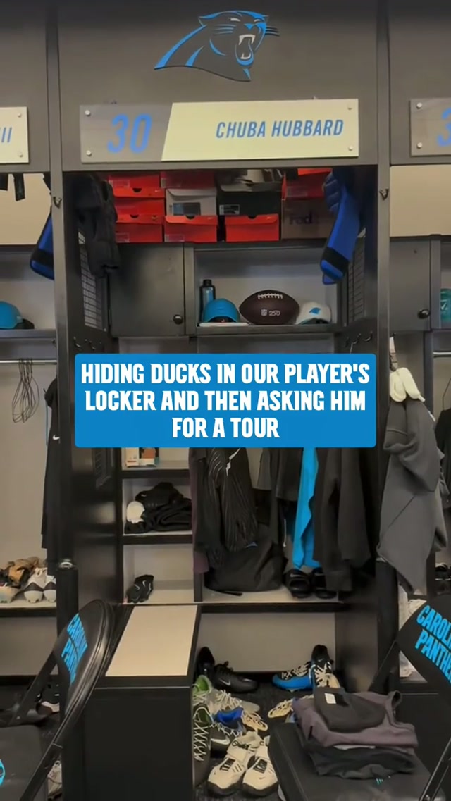 This quacked us up 🦆 #carolina #panthers #aprilfools #prank