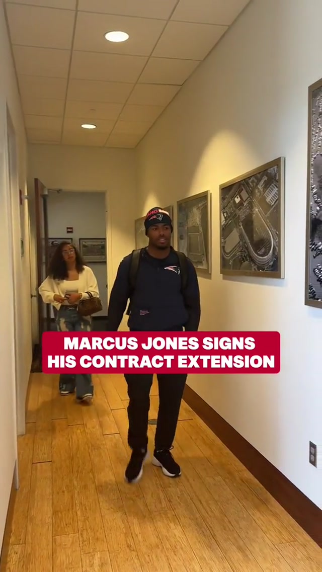marcus jones is staying in new england 🙌 #nfl #patriots #newengland #marcusjones 