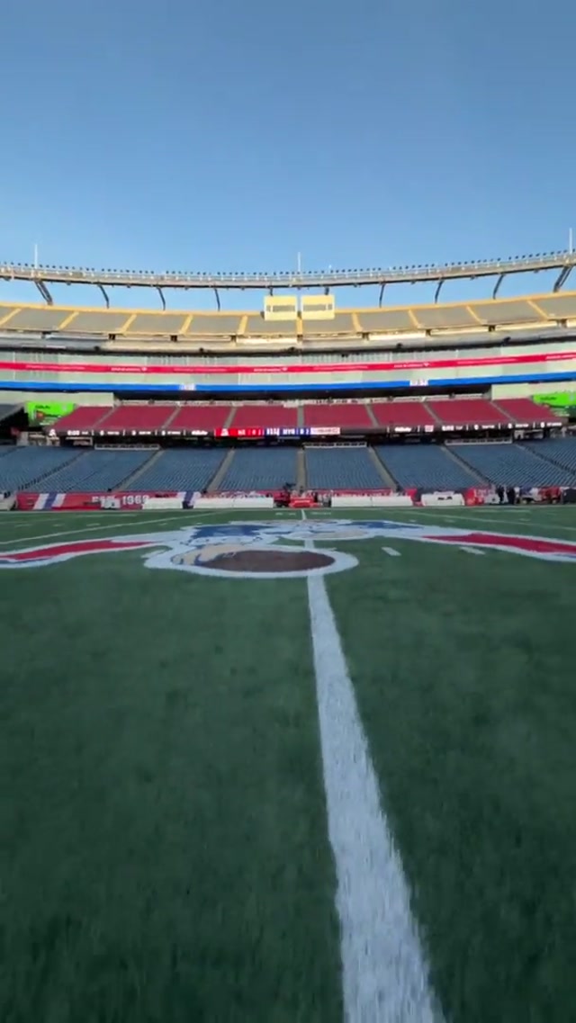 monday night football in the upside down @gillettestadium #nfl #patriots  #strangerthings5 
