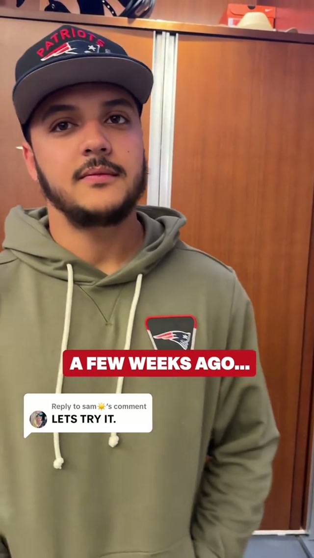 Replying to @sam☀️ andy borregales helps admin kick an nfl field goal  🤣🙌 #nfl #patriots #fieldgoal 