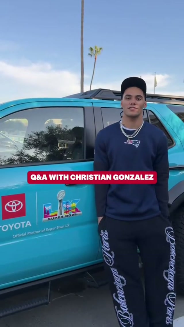 how well do you know christian gonzalez ⁉️ @Gonzo #nfl #patriots #superbowl #SBLX #qanda 