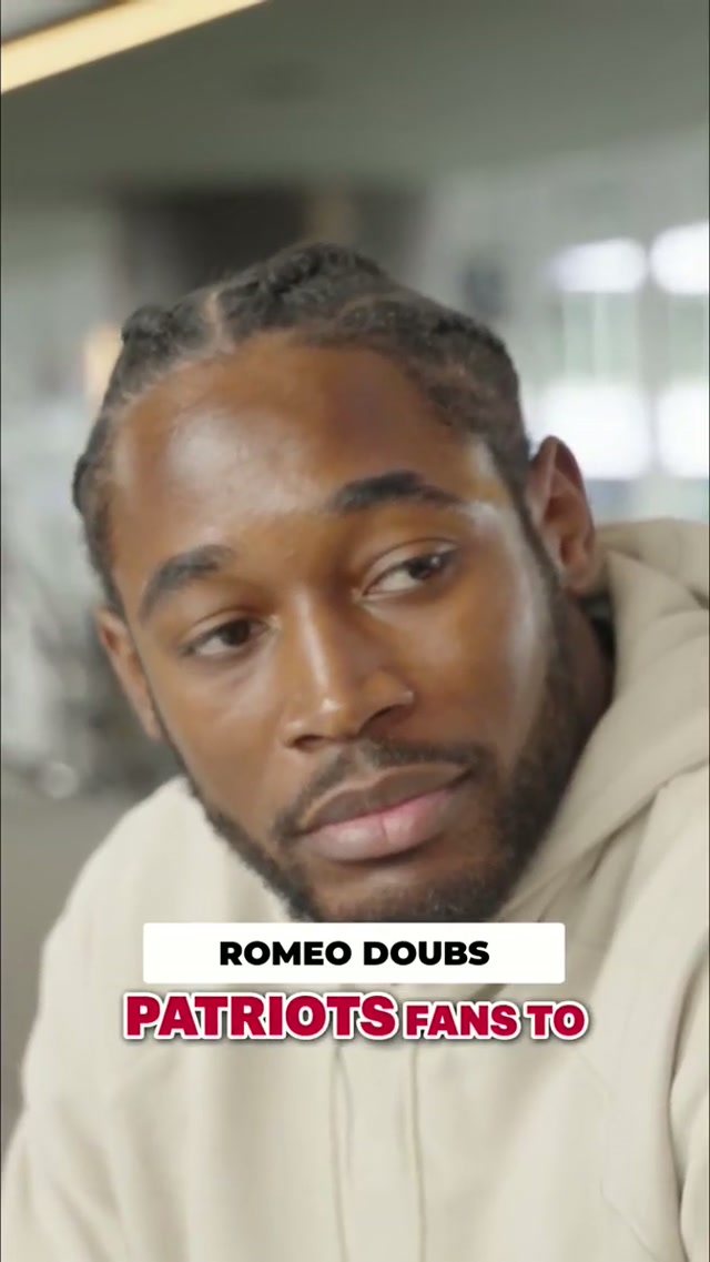 romeo doubs has a message for pats nation 🗣️ #nfl #patriots #romeodoubs 