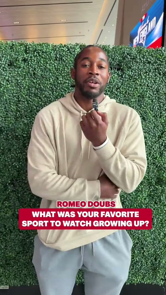 get to know romeo doubs 🎤 #nfl #patriots #romeodoubs #qanda 