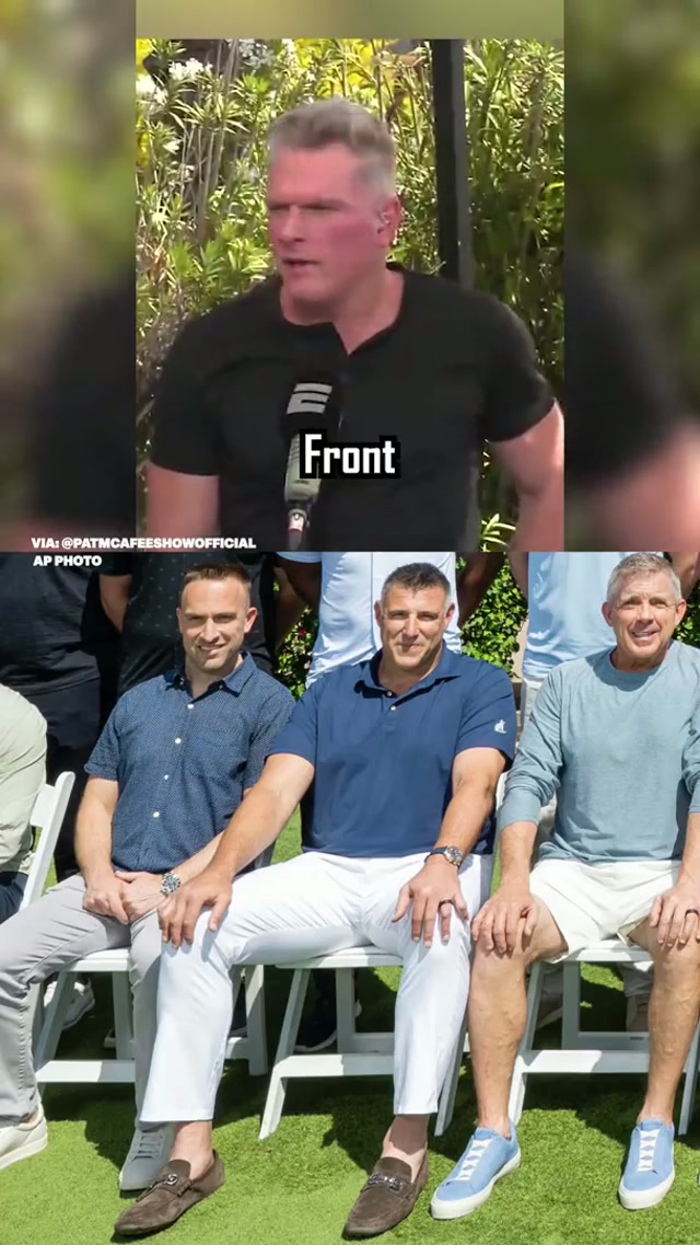 pat mcafee talks about coach vrabel in the annual head coaches photo at the league meeting @Pat McAfee Show Clips #nfl #patriots #mikevrabel 