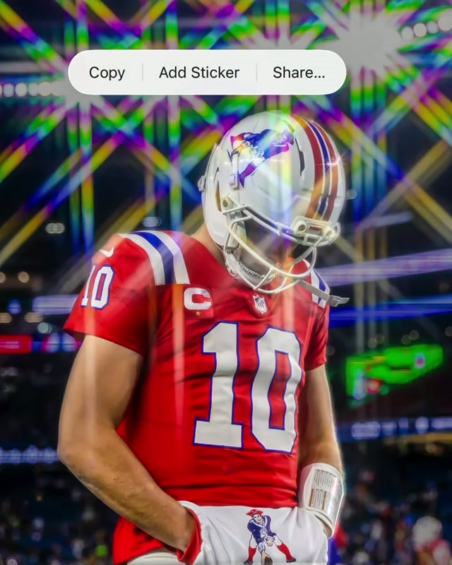 tap to save this drake maye sticker #nfl #patriots #drakemaye #sticker 