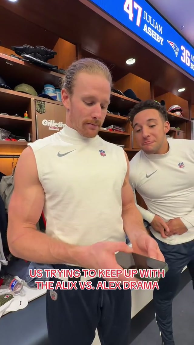 us trying to keep up with this alix earle vs. alex cooper drama📱 #nfl #patriots #alixearle #alexcooper 