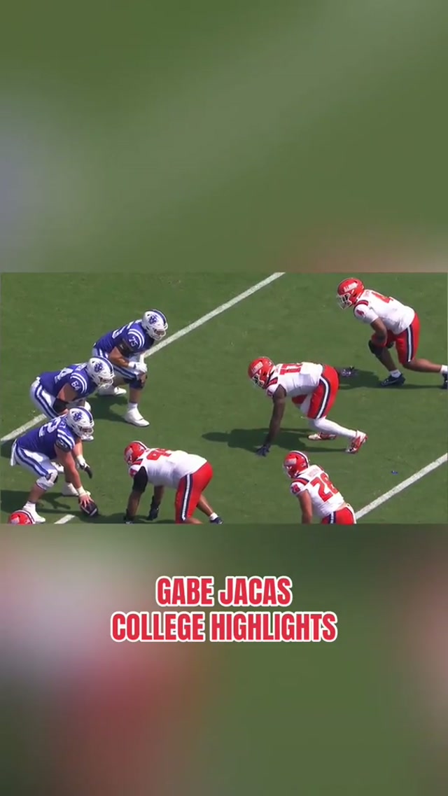 gabe jacas college highlights 😤 #nfl #patriots #nfldraft #gabejacas 
