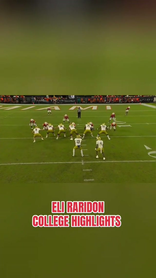 eli raridon college highlights 🔥 #nfl #patriots #nfldraft #eliraridon 