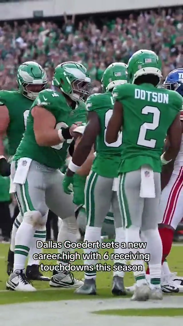 AND it’s National Tight Ends Day #eagles #nfl #dalladgoedert