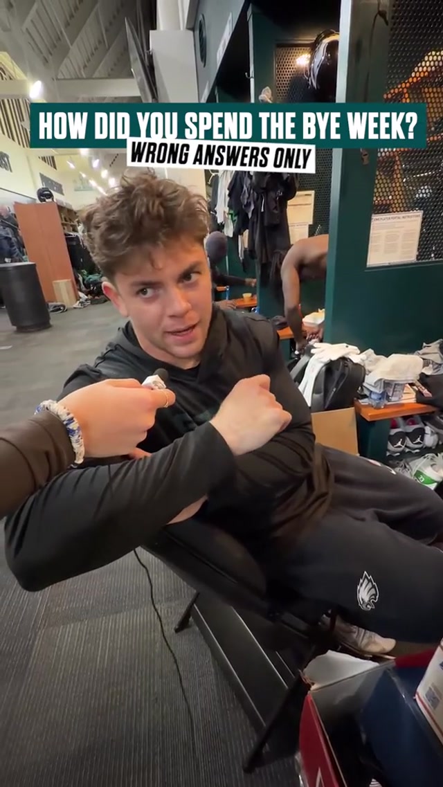 The boys stayed busy during the bye #eagles #nfl #minimic #wronganswersonly 