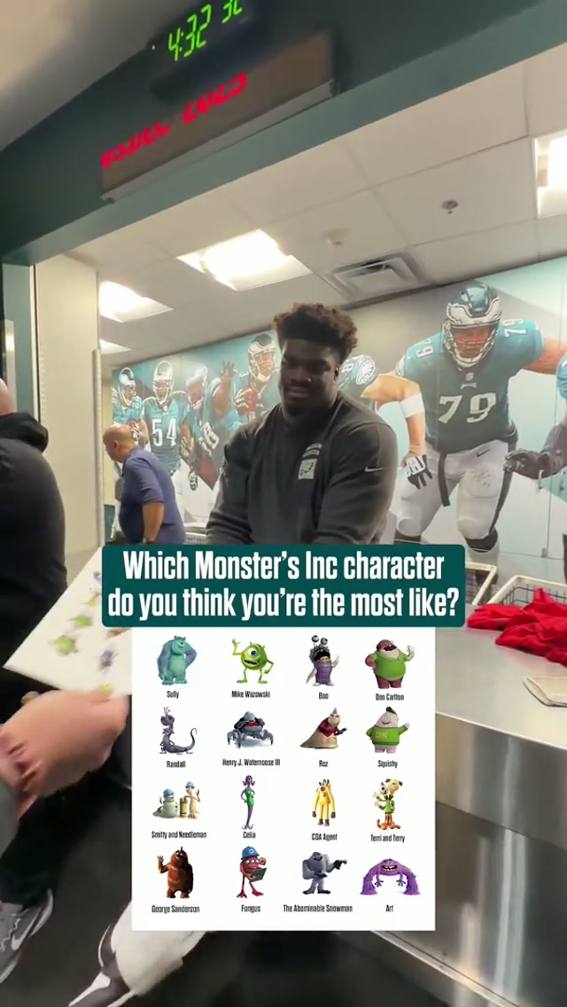 These are pretty accurate ngl 🤣 #eagles #nfl #monstersinc 