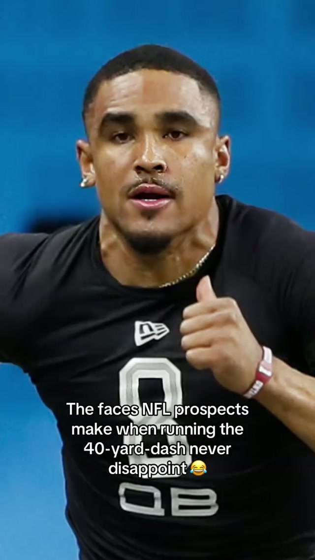 Everyone’s favorite part of the NFL Combine (and by everyone I mean Admin) #eagles #nfl #40yarddash 