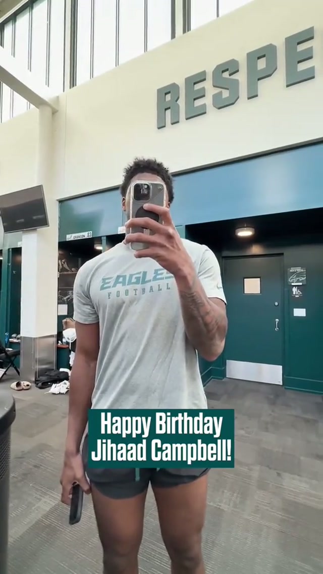 Happy birthday Jihaad… never change #eagles #nfl #jihaadcampbell 