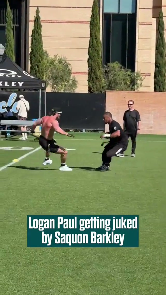 Well there’s a sentence we never thought we’d have to post #eagles #nfl #saquonbarkley #loganpaul @Fanatics 