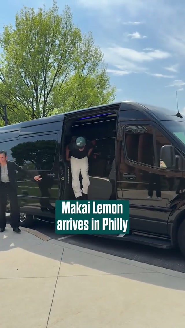 The Eagle has landed #eagles #makailemon #nfldraft 