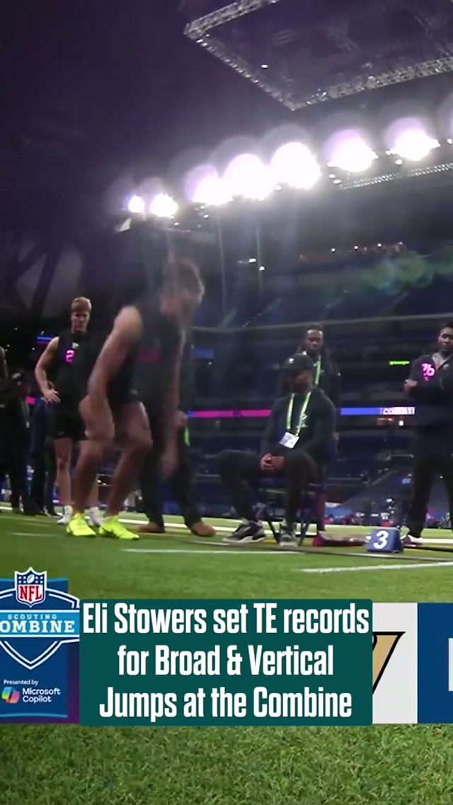Setting 2 NFL Combine records is crazy work 😮‍💨 #eagles #nfl #nfldraft #elistowers 📺: NFL Draft on NFLN/ABC/ESPN 