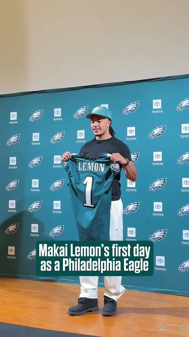 Spend the day with Makai 🍋 #eagles #nfl #makailemon #nfldraft 