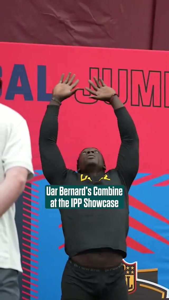 Uar Bernard showed up and showed out for the IPP Showcase 😤 #eagles #nfl #uarbernard 