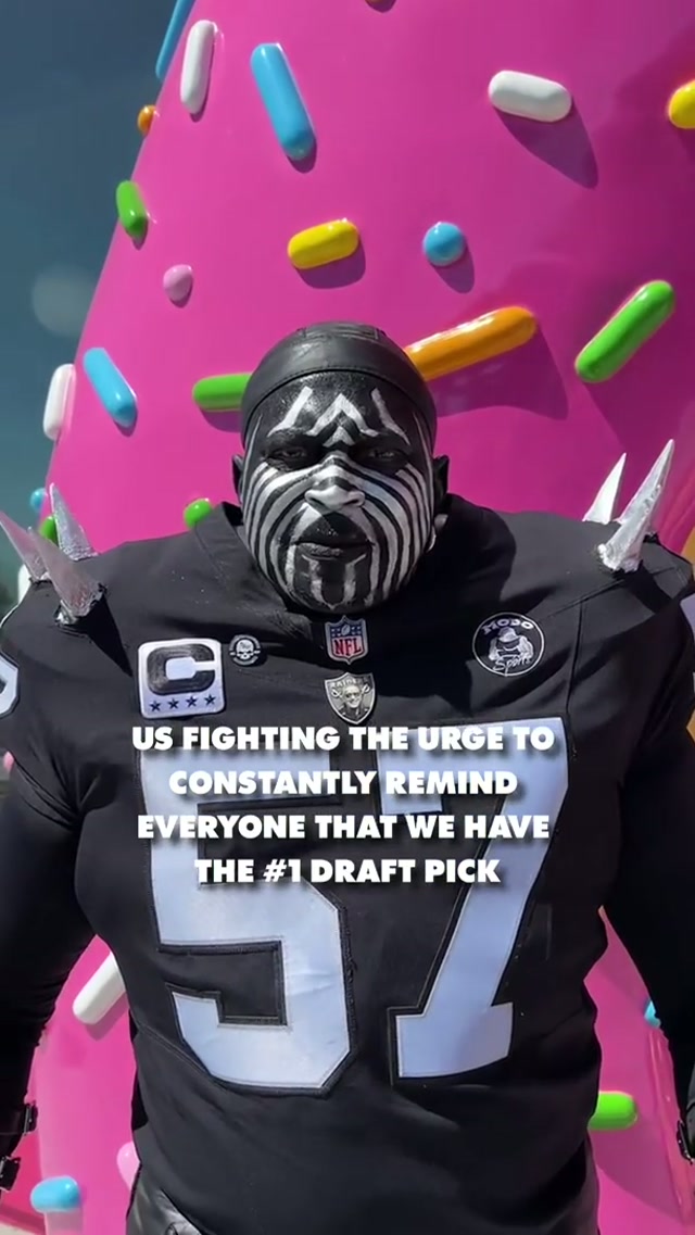 Our entire personality rn. #raiders #draft #pick1 #nfl #excitement 
