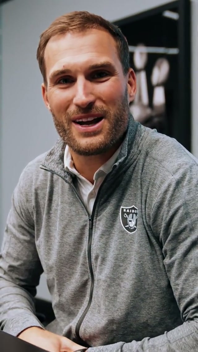 Kirk Cuzzo in the building‼️ 

#kirkcousins #RaiderNation
