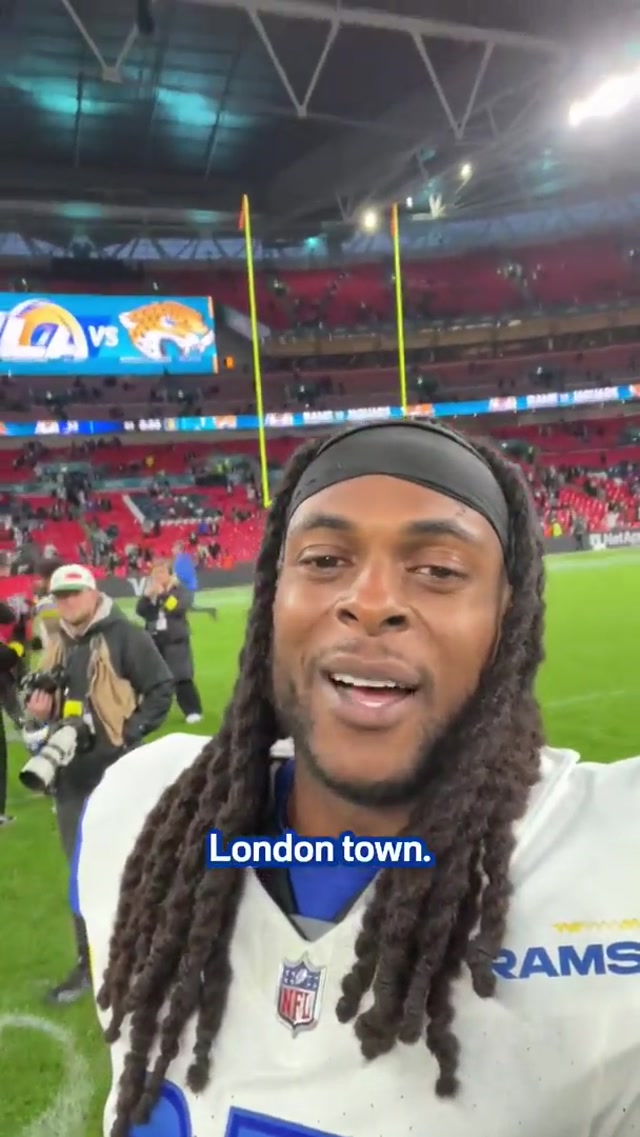 Ws in the chat βΌοΈ #larams #london #nfl #wembley