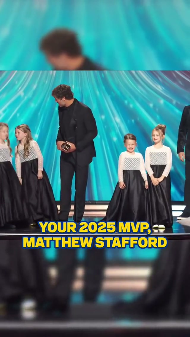 Year 17. Matthew Stafford. MVP. #larams #nflhonors #matthewstafford