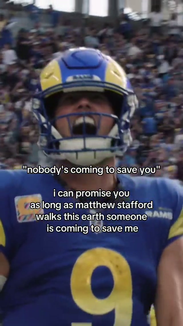that’s our mvp #matthewstafford #nfl #larams 