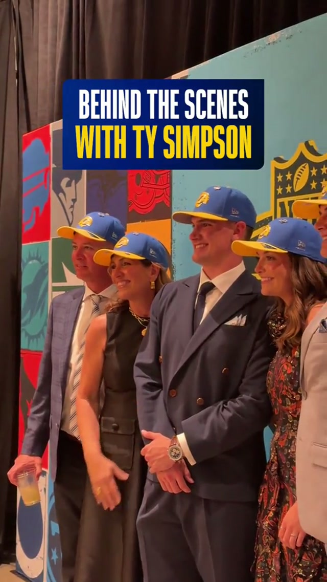the scene after pick no. 13 #nfl #nfldraft #tysimpson
