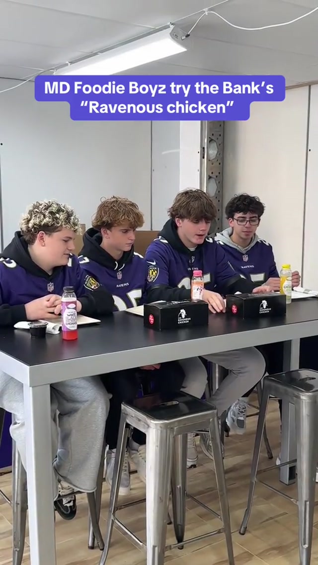 @MDFoodieBoyz taste test at the Bank #ravens