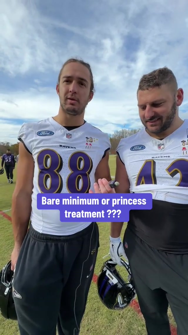 How’d they do?? Bare minimum or princess treatment?? #ravens #tnf # 