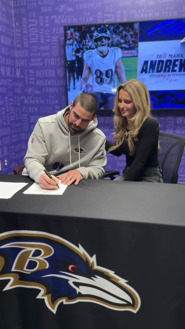 Here to stay 👨‍⚖️ #mandrews #ravens #nfl 