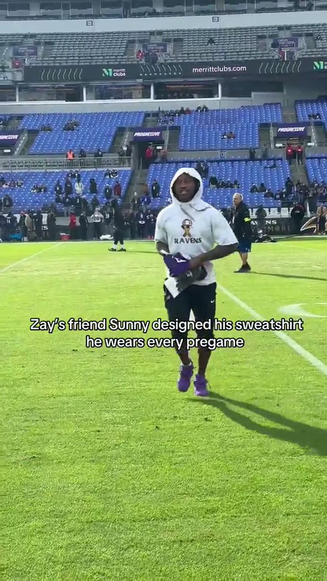A special friendship 🥹 #SunnyStrong #nfl #ravens 