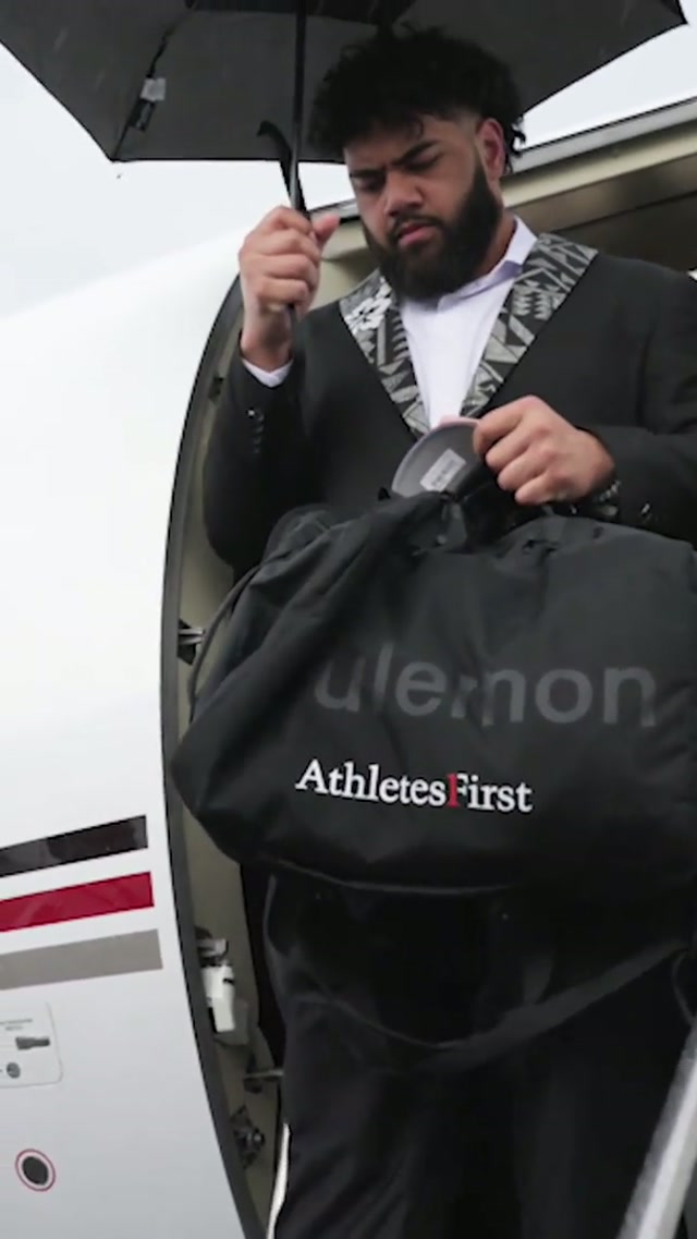 First-round pick Vega Ioane just touched down in Baltimore❗️ #nfl #ravens #baltimoreravens 