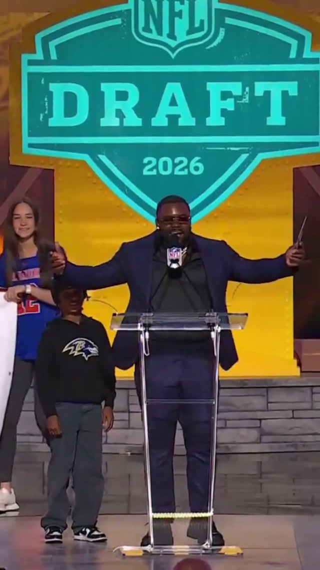 From the mouths of babes 😂

Tune into the@nfl Draft on @nflnetwork, @abcnetwork & @espn