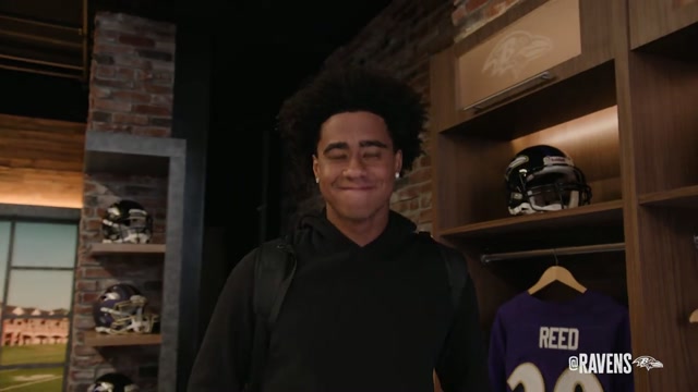 The moment the rookies see their Ravens jersey for the first time 🥹🥹
