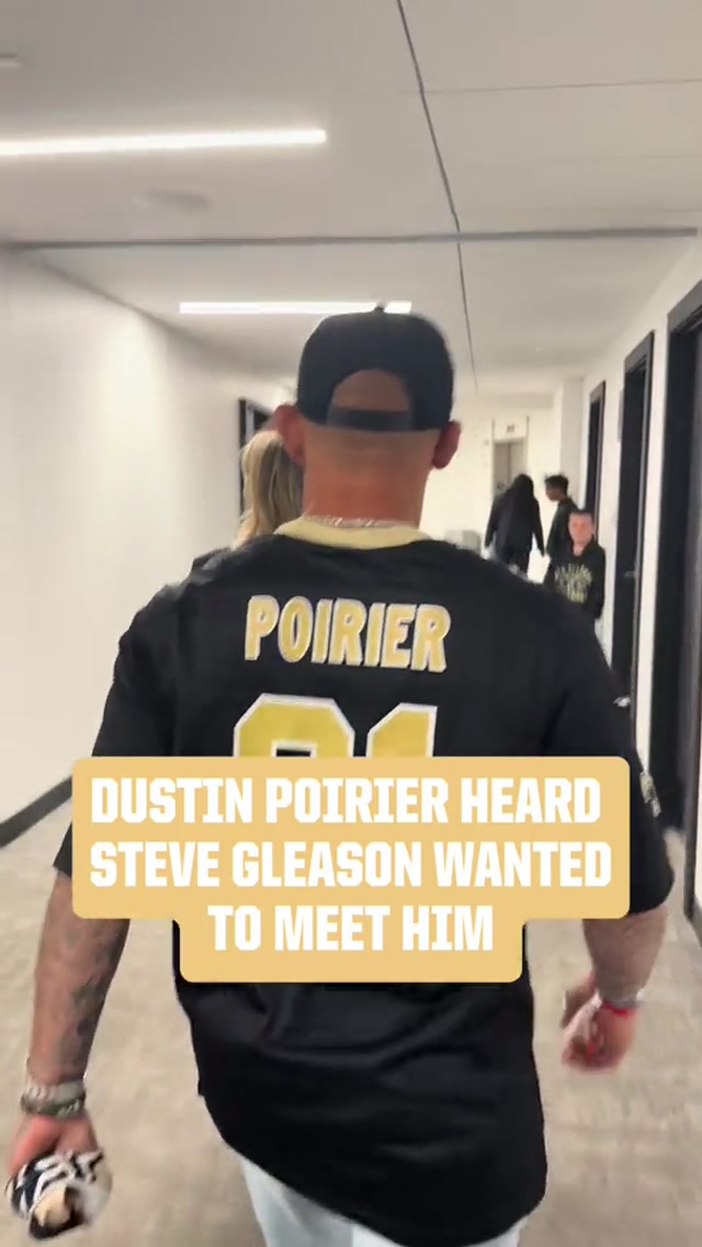 Two legendary Louisiana fighters link up ๐ค #Wholesome #Respect #UFC #NFL #Saints