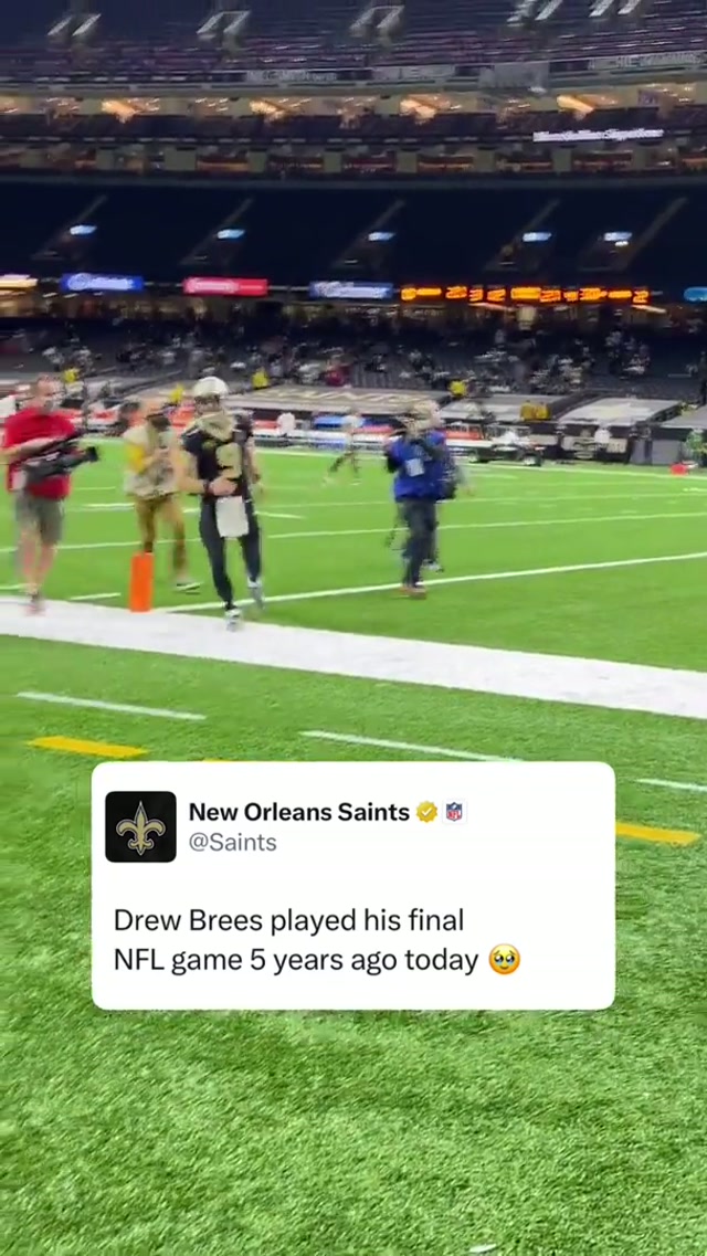 🥹🥹🥹🥹 #Saints #NFL #Nflplayoffs #emotional #DrewBrees 