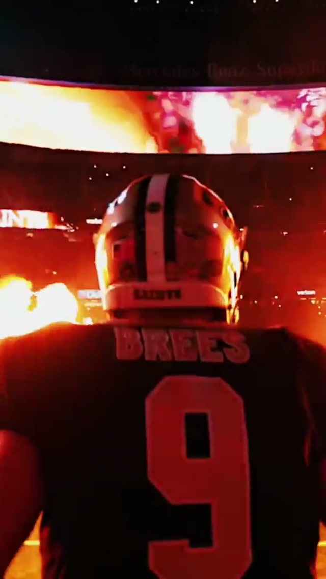 No. 9 🐐⚜️🥹 #drewbrees #iconic #story #him #nfl 