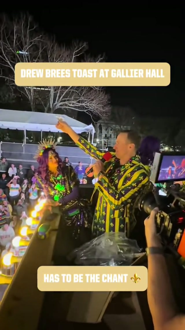 It’s only right 

#nfl #drewbrees #halloffame #saints #mardigras