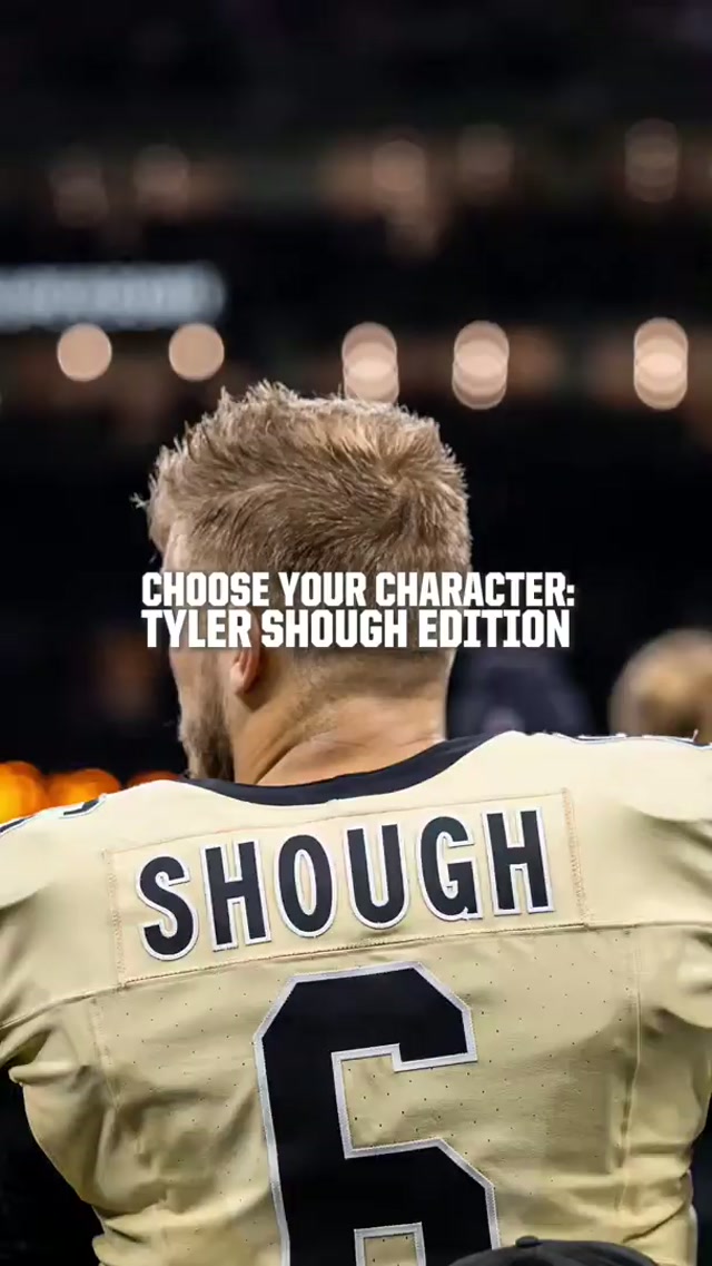 pick your Shough 🔥 which Tyler did you land on?? 👀 #tylershough #qb #nfl #neworleans #chooseyourcharacter 