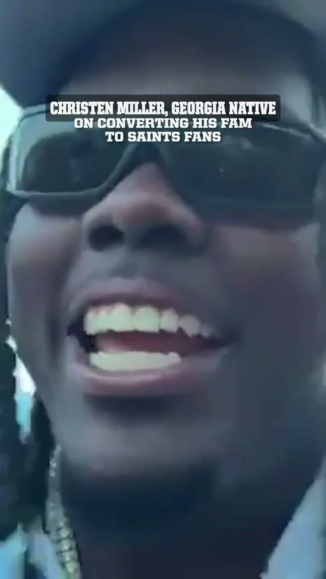 “we saints now” period. #saints #neworleans #neworleanssaints #fans #nfldraft 