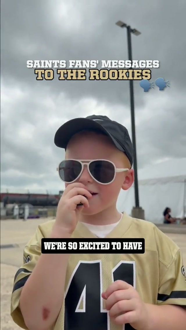 from the fans to the rooks 🥹💌 #message #fans #city #rookies #neworleans 