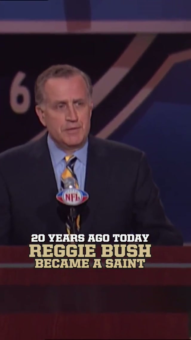 The draft pick that changed the #Saints culture forever #NFL #USC #NFLDraft #wow 