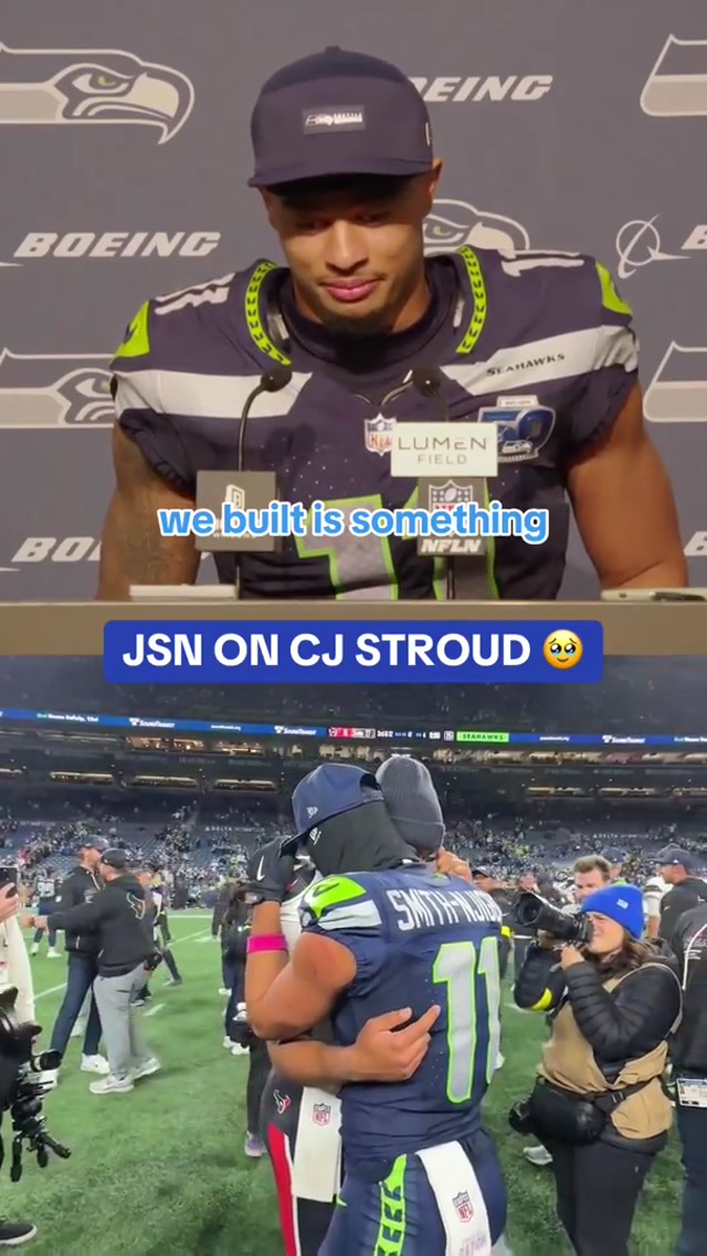 Brothers for life 🤞 #nfl #seahawks #jsn #stroud #osu