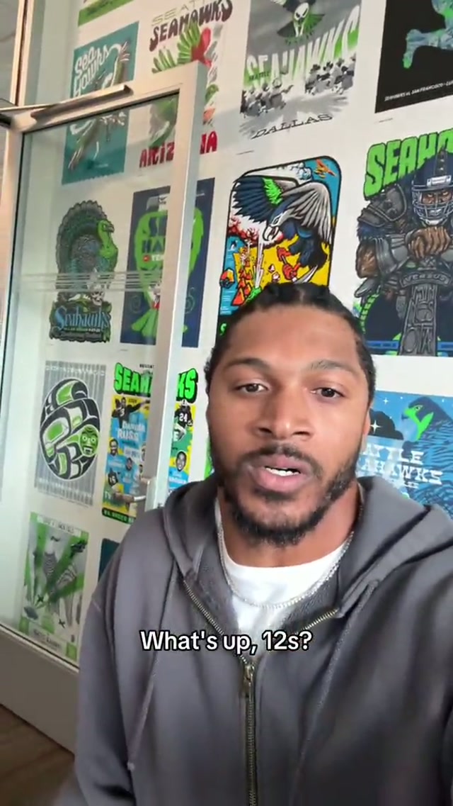 Back in the building 😮‍💨 #nfl #seahawks #jobe #resign #defense 