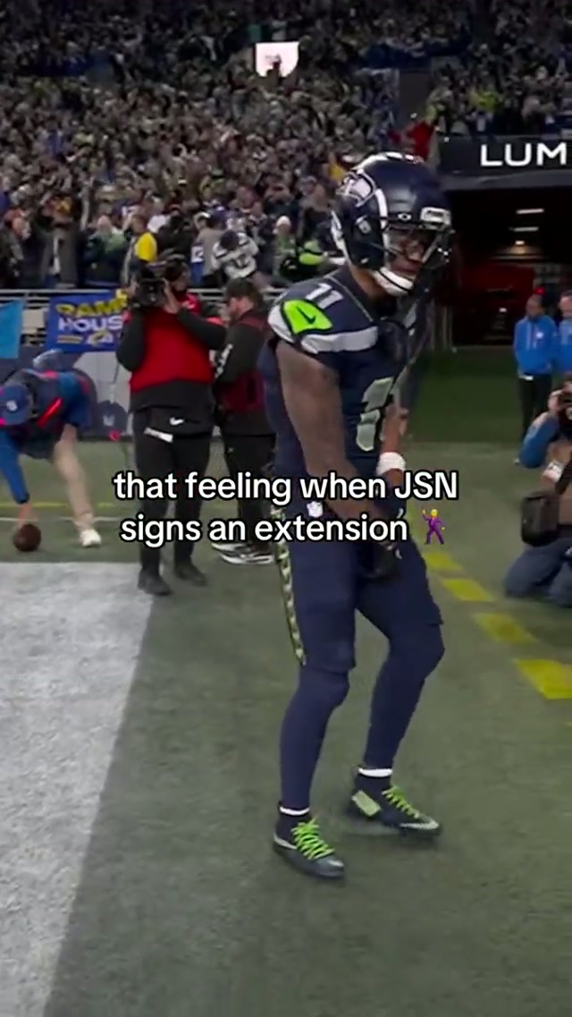not going anywhere #nfl #seahawks #jsn #football #extension 