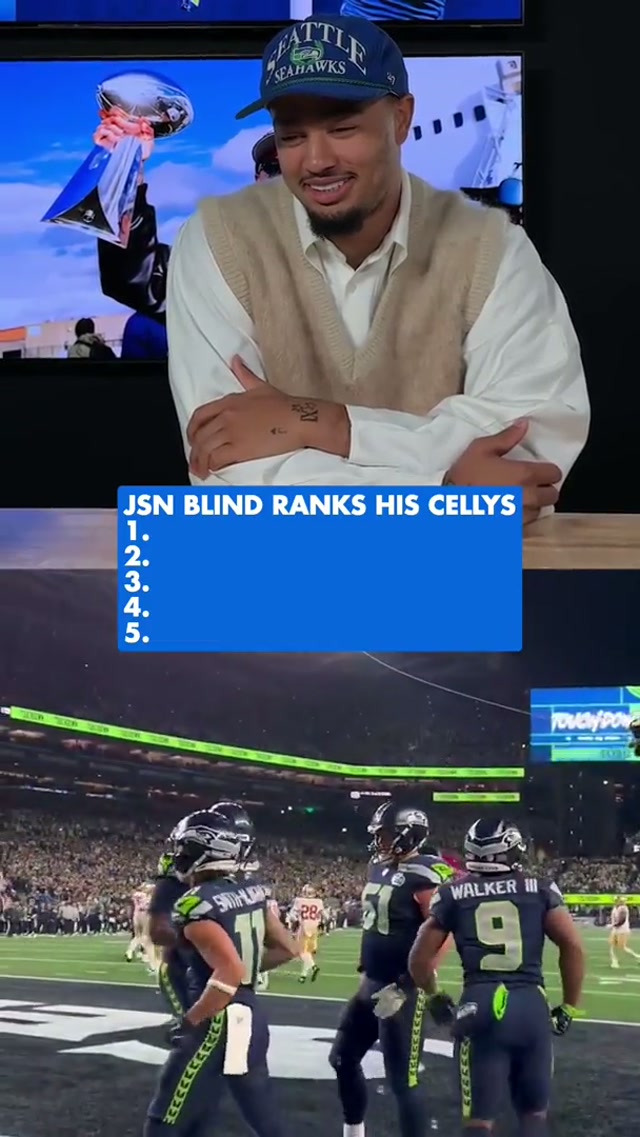 These cellys though 🔥 #nfl #jsn #seahawks #celly #blindrank 